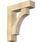 Ekena Millwork Westlake Block Rough Sawn Bracket w/ Offset Brace, Douglas Fir, 8"W x 30"D x 36"H BKT0806X30X36WTL05RDF - alternate 1